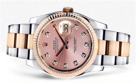 rolex rose gold band|rolex stainless and gold band.